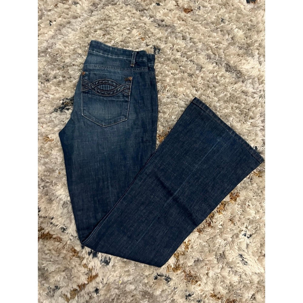 Y2K Joe's Jeans Size 28 Stardust Medium Wash Flare‎ 34 in Inseam